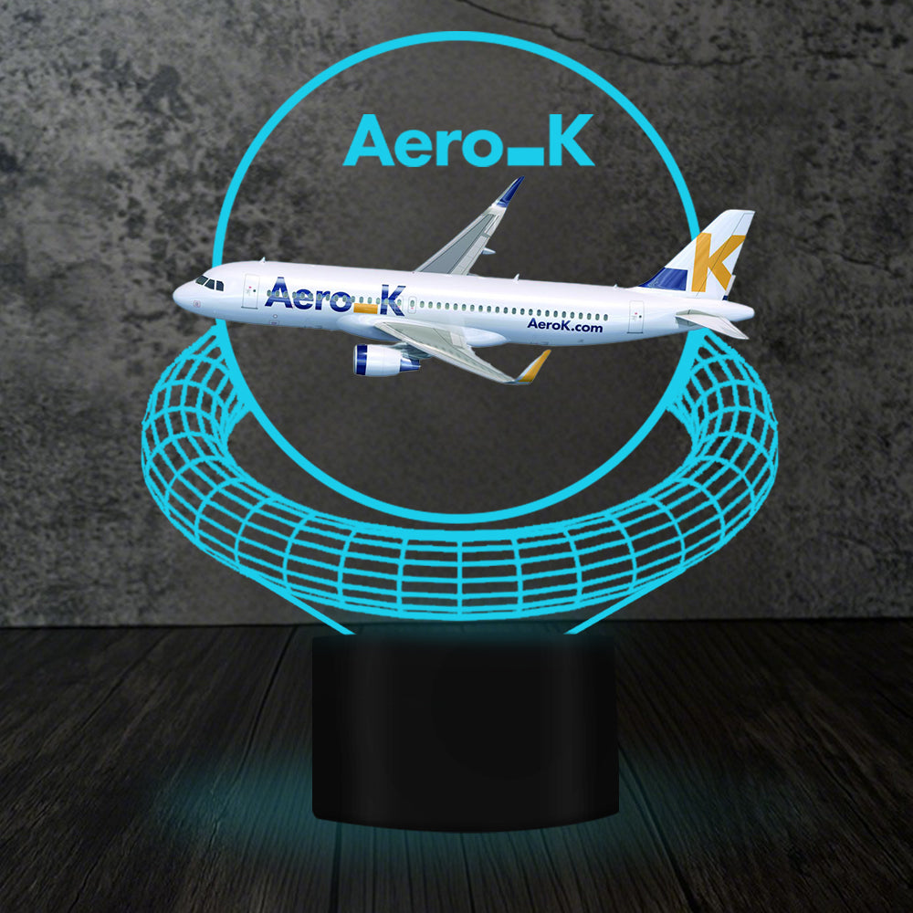Aero K Airlines Airbus A320-214 Designed 3D Lamp