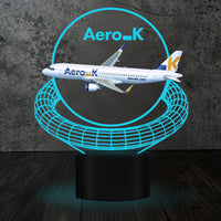 Thumbnail for Aero K Airlines Airbus A320-214 Designed 3D Lamp