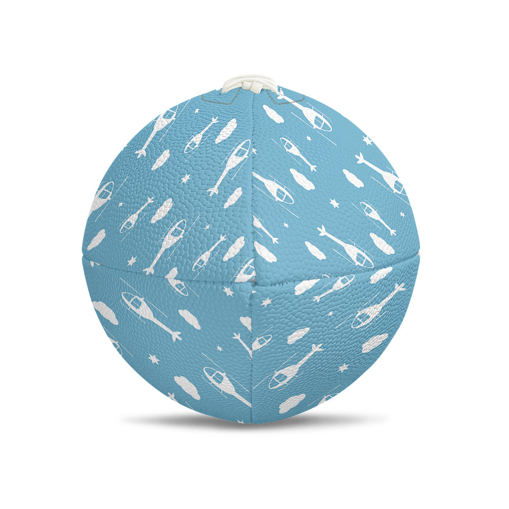 Helicopters & Clouds Designed Rugby