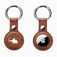 Thumbnail for Helicopter Design Airtags Leather Cases