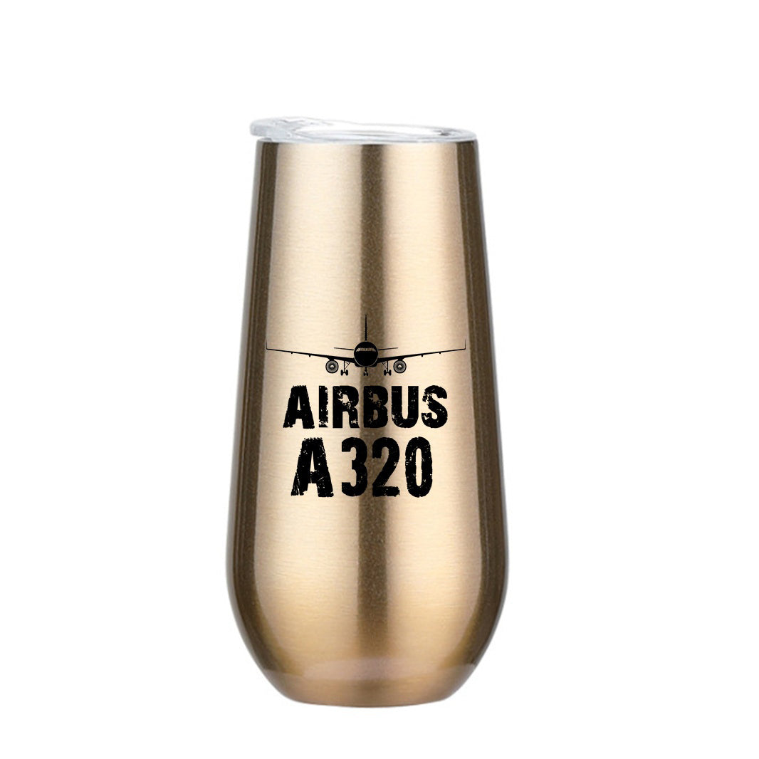 Airbus A320 & Plane Designed 6oz Egg Cups