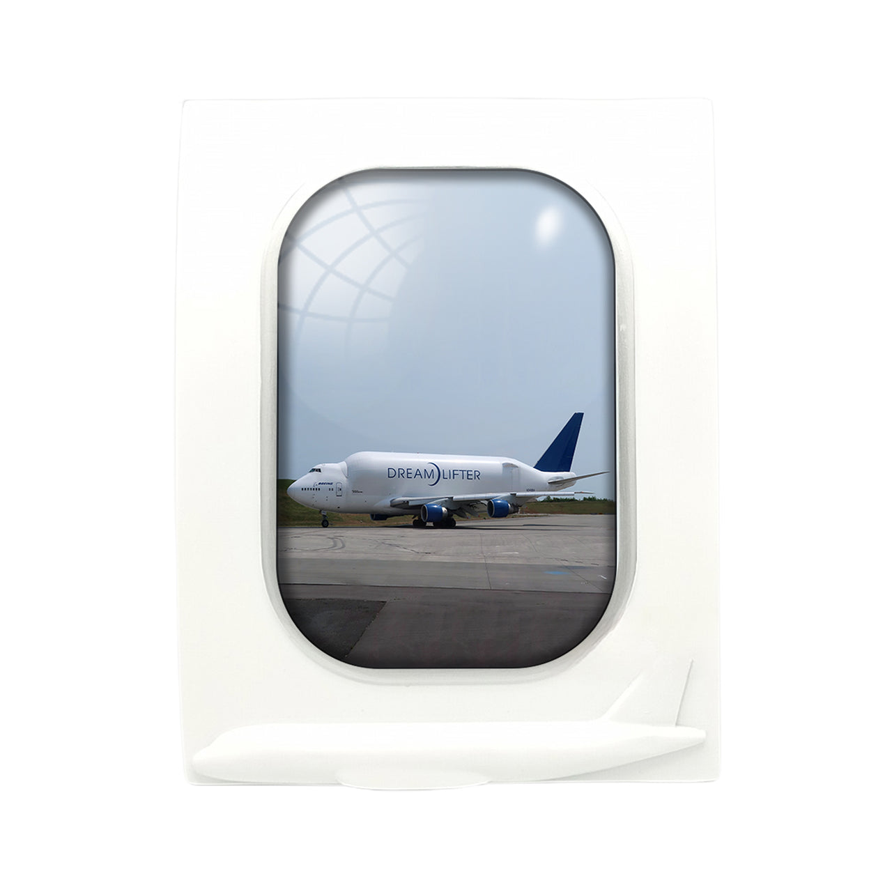 Boeing Dreamlifter Designed Airplane Window Photo Frame