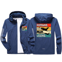 Thumbnail for Husband & Dad & Pilot & Legend Sport & Running Jackets