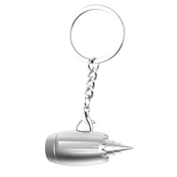 Thumbnail for DHL Aviation Airlines Jet Engine Turbine Key Chains