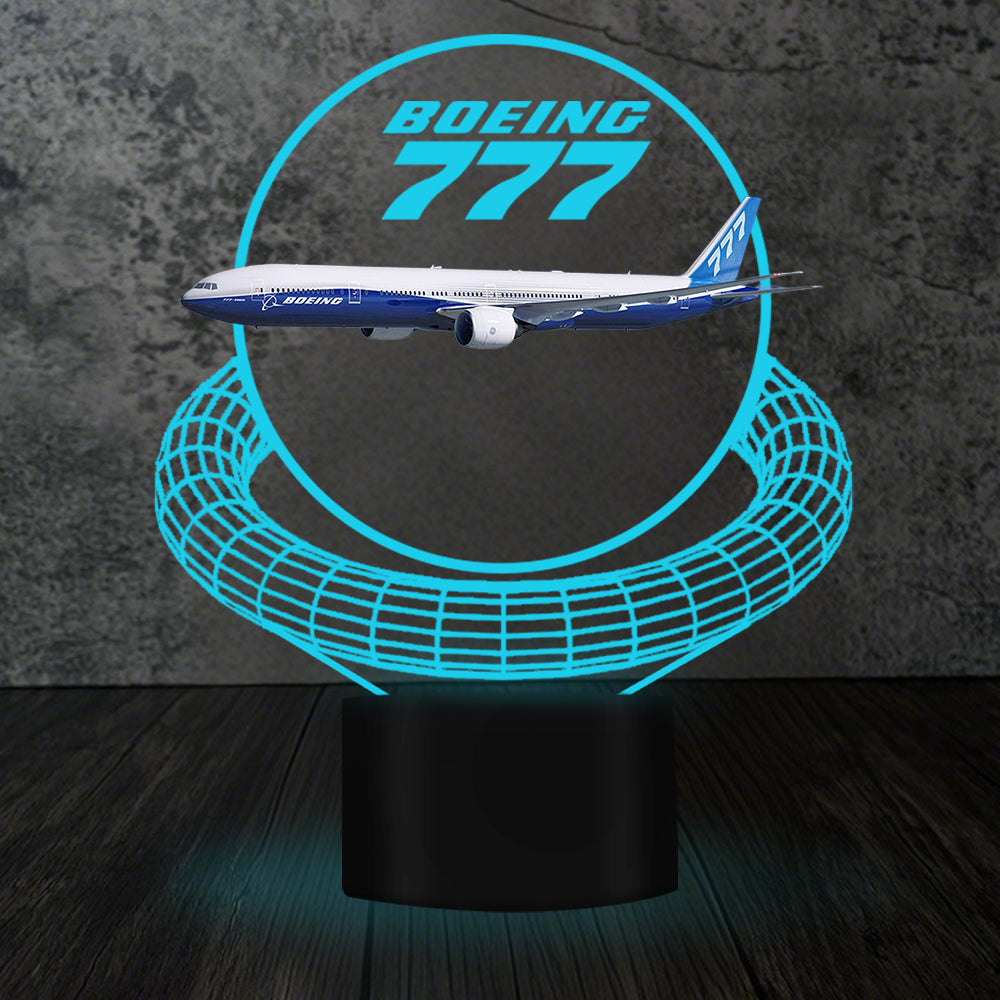 Boeing 777 Designed 3D Lamp