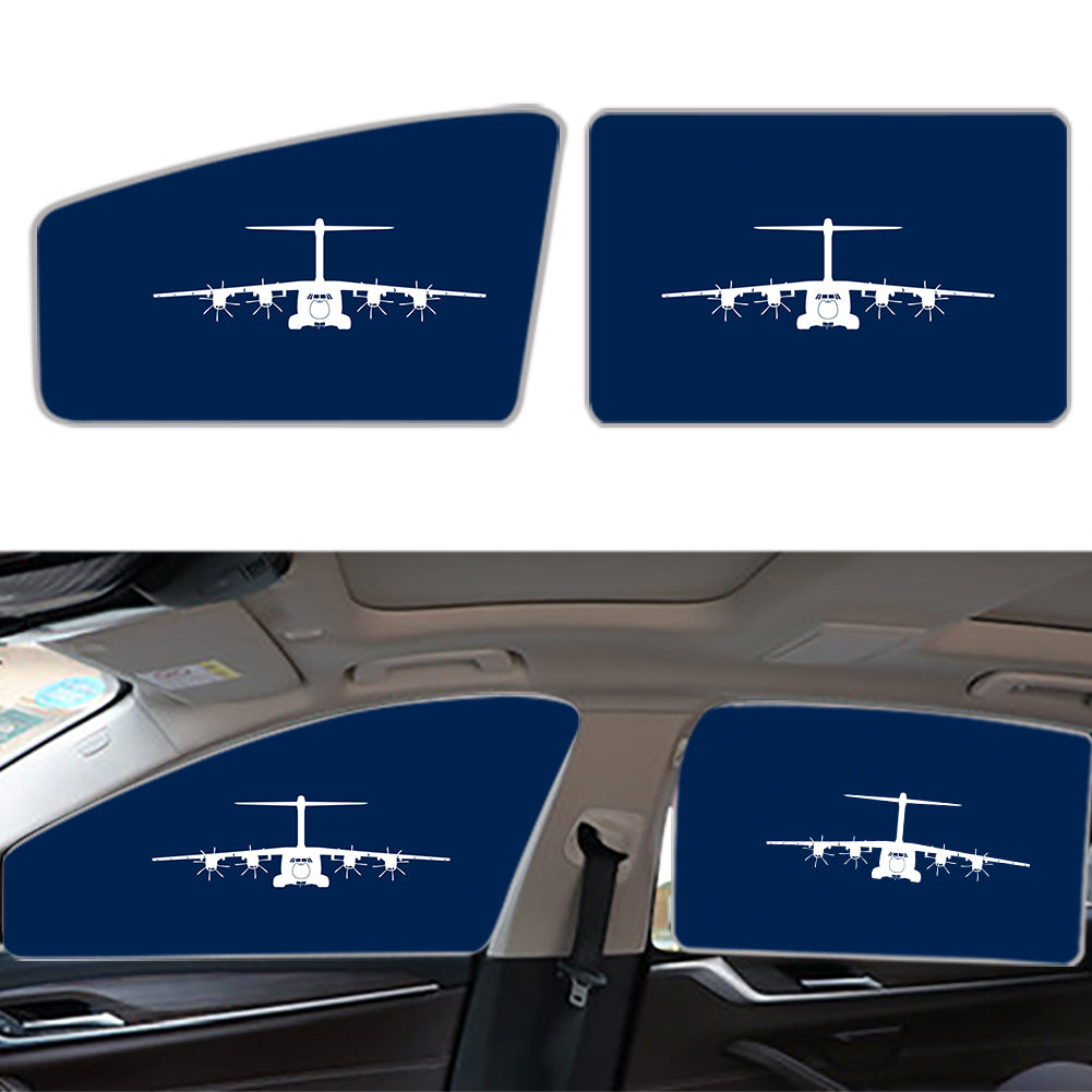 Airbus A400M Silhouette Designed Car Sun Shade (Side window)