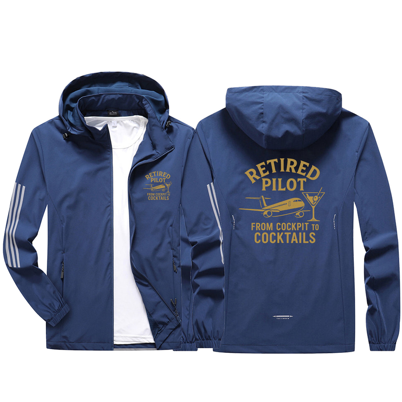 Retired Pilot & Coctails Design Sport & Running Jackets