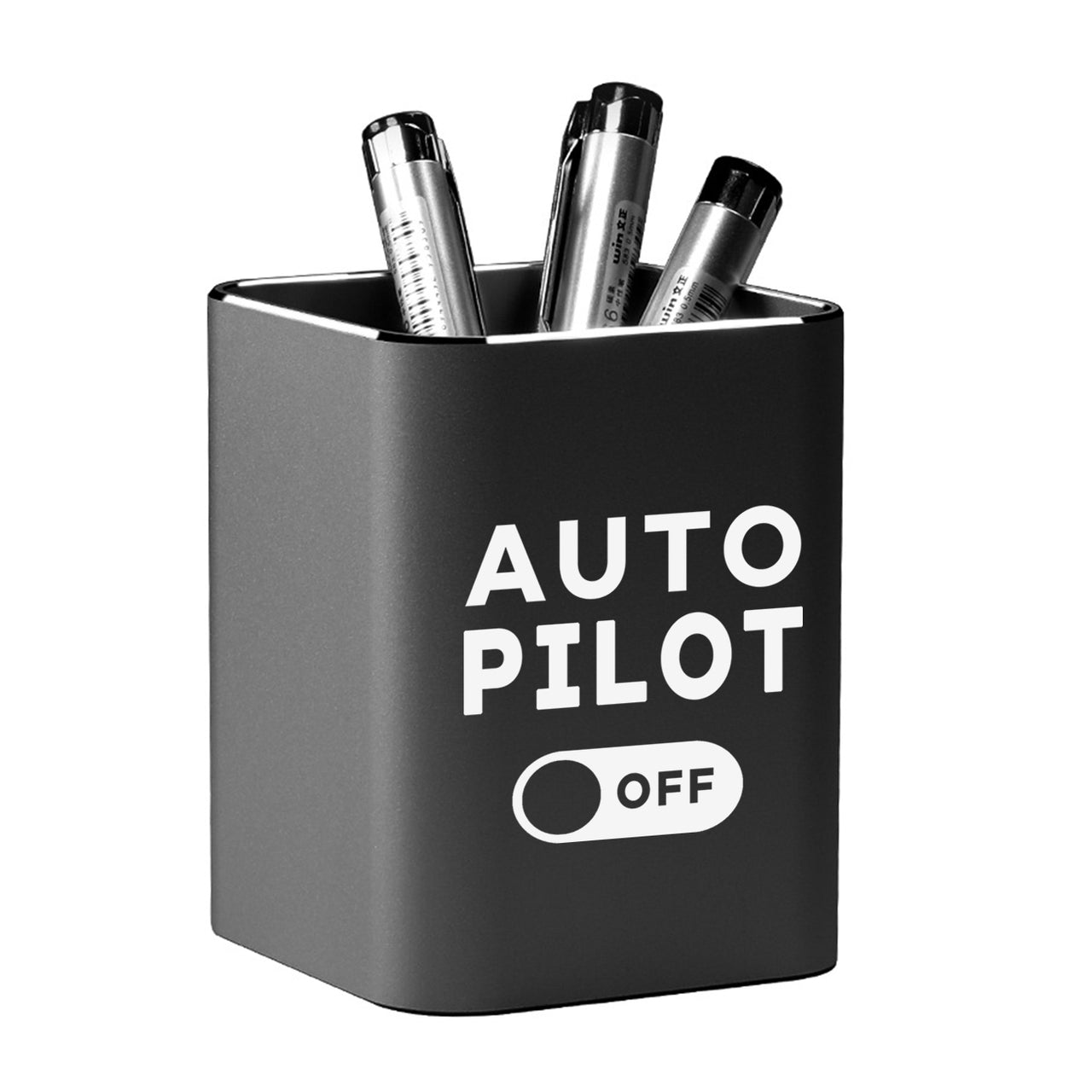 Auto Pilot Off Designed Aluminium Alloy Pen Holders
