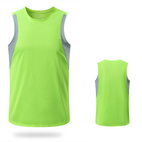 Thumbnail for NO Designed Sleveless Quick Dry Sports Tank Tops