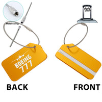 Thumbnail for Boeing 777 & Plane Designed Fashion Metal Luggage Tags