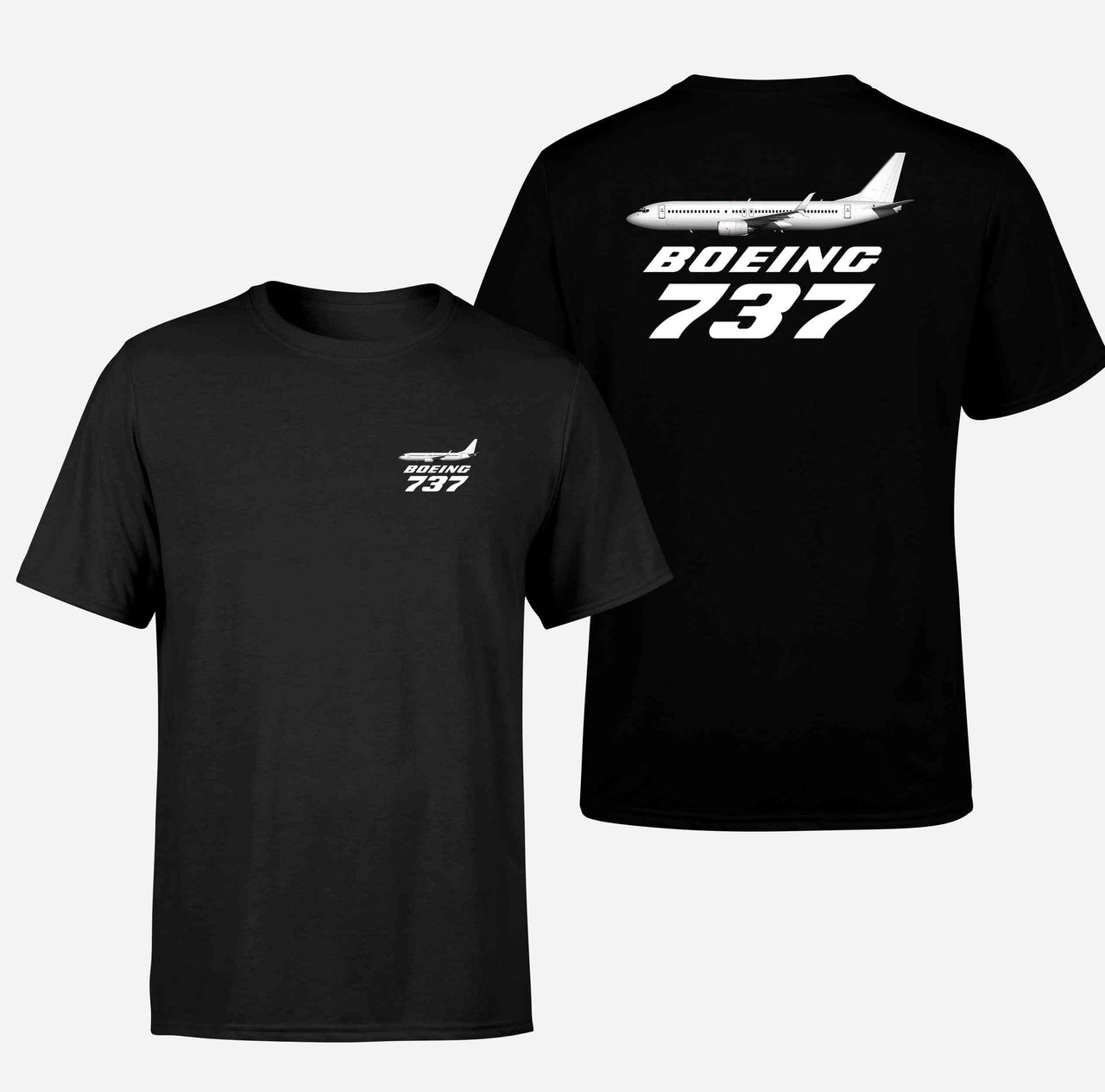 The Boeing 737 Designed Double-Side T-Shirts