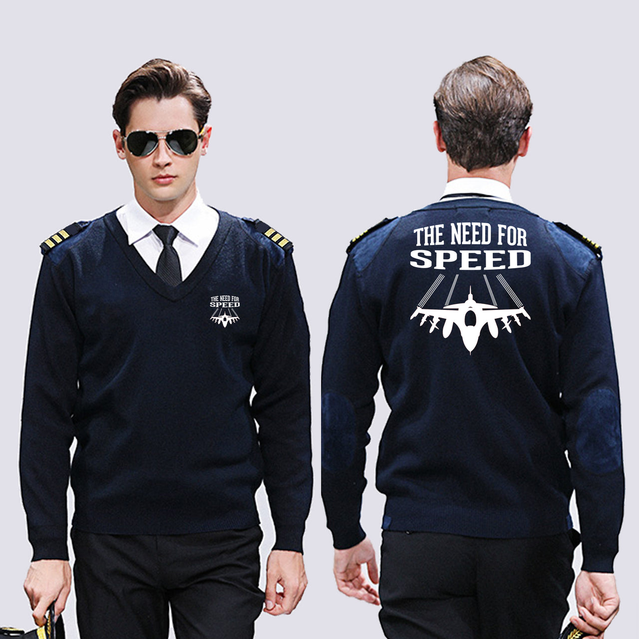 The Need For Speed Designed Wool Pilot Sweaters