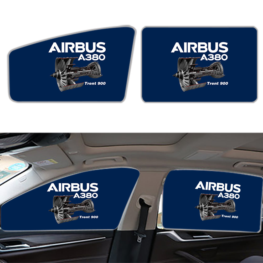 Airbus A380 & Trent 900 Engine Designed Car Sun Shade (Side window)