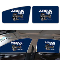 Thumbnail for Airbus A380 & Trent 900 Engine Designed Car Sun Shade (Side window)