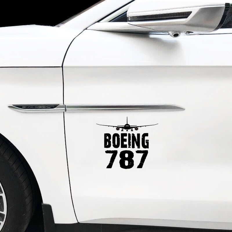Boeing 787 & Plane Designed Car Sticker