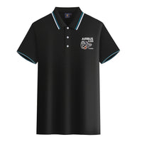 Thumbnail for Airbus A320 & CFM56 Engine Designed Stylish Polo T-Shirts