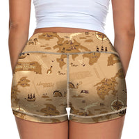 Thumbnail for Adventurer Designed Women Yoga Shorts Pants