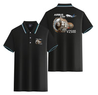 Thumbnail for Airbus A320 & V2500 Engine Designed Stylish Polo T-Shirts (Double-Side)