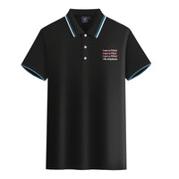 Thumbnail for I Fly Airplanes Designed Stylish Polo T-Shirts
