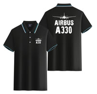 Thumbnail for Airbus A330 & Plane Designed Stylish Polo T-Shirts (Double-Side)