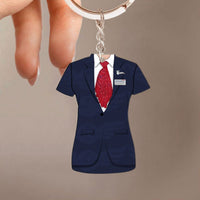 Thumbnail for British Airways Uniform Acrylic Keychain
