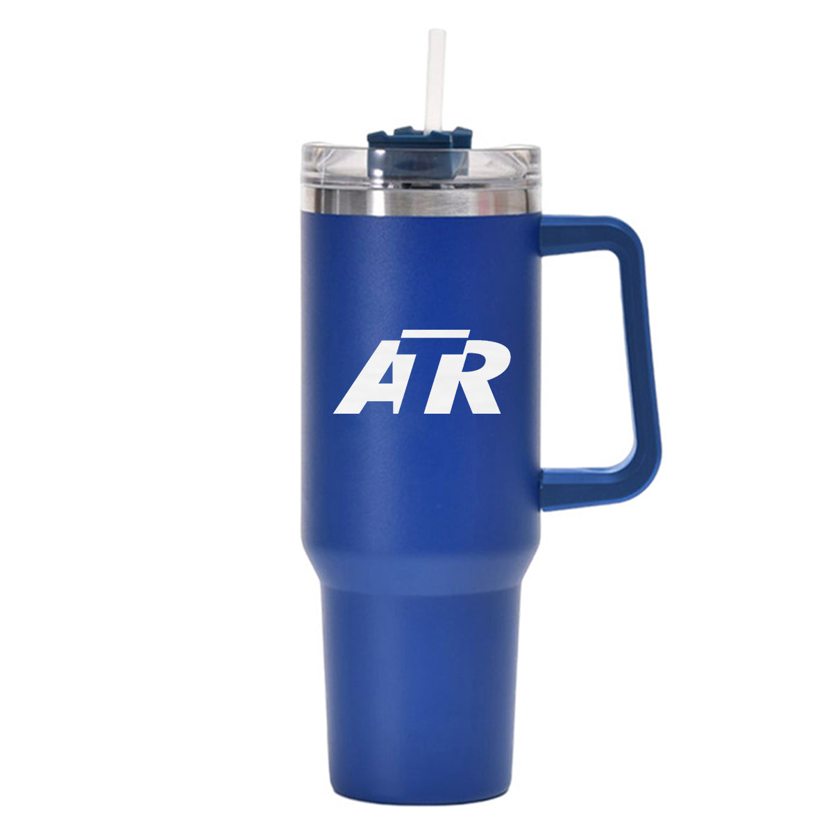 ATR & Text Designed 40oz Stainless Steel Car Mug With Holder