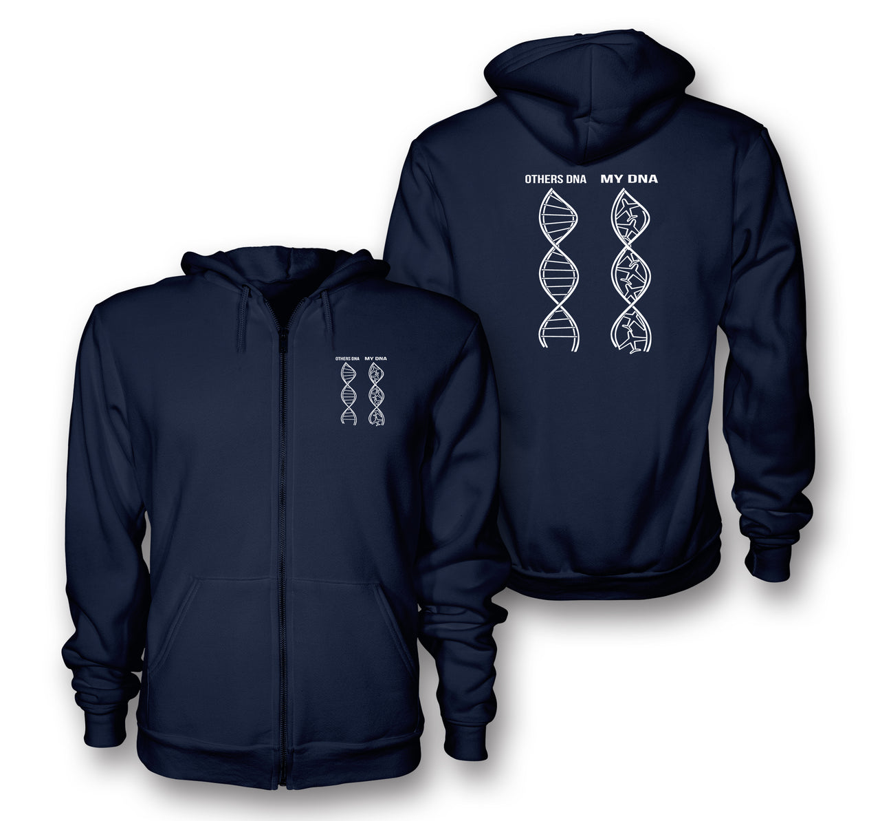 Aviation DNA Designed Zipped Hoodies