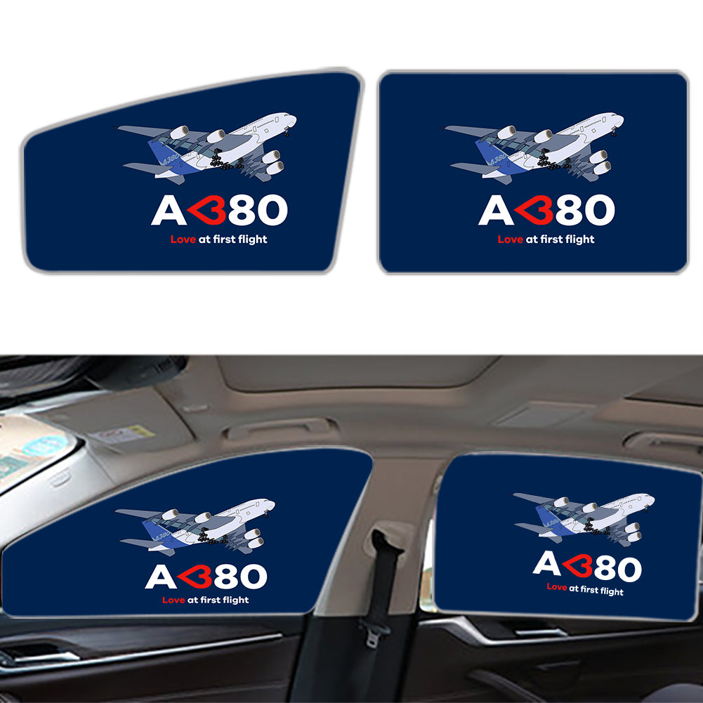 Airbus A380 Love at first flight Designed Car Sun Shade (Side window)