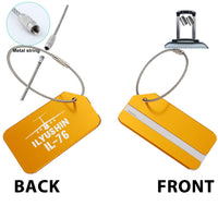 Thumbnail for ILyushin IL-76 & Plane Designed Fashion Metal Luggage Tags