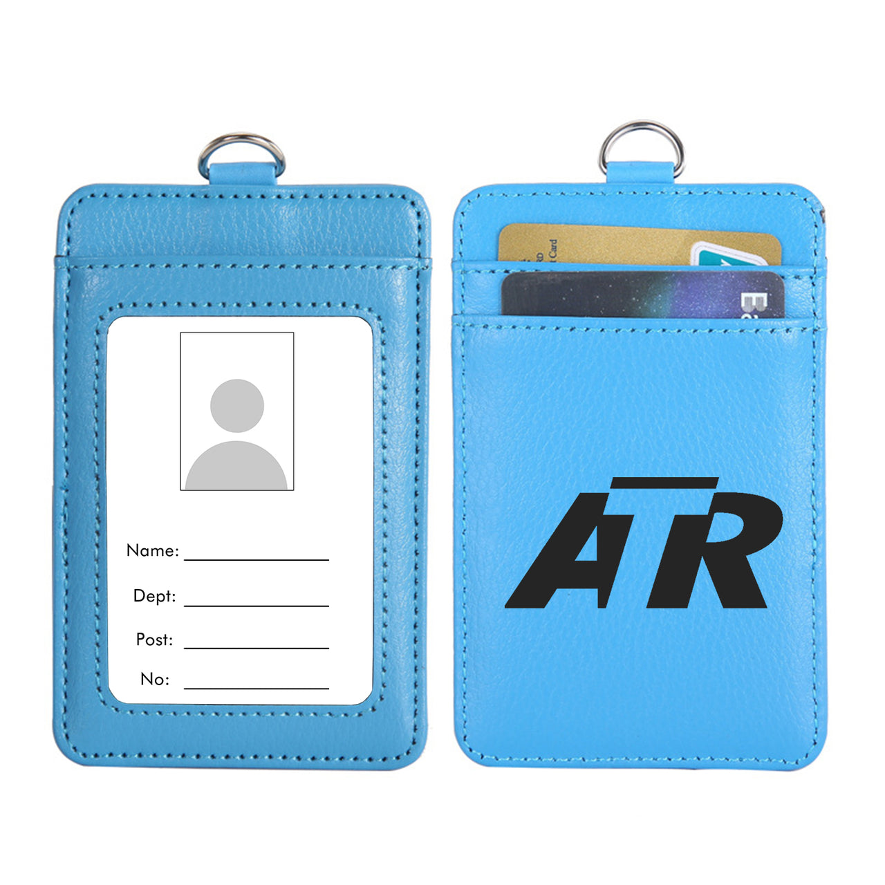 ATR & Text Designed ID Card Holder