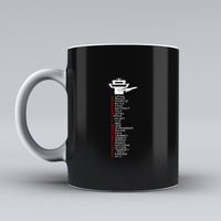 Thumbnail for Aviation Alphabet Designed Ceramic White Mugs
