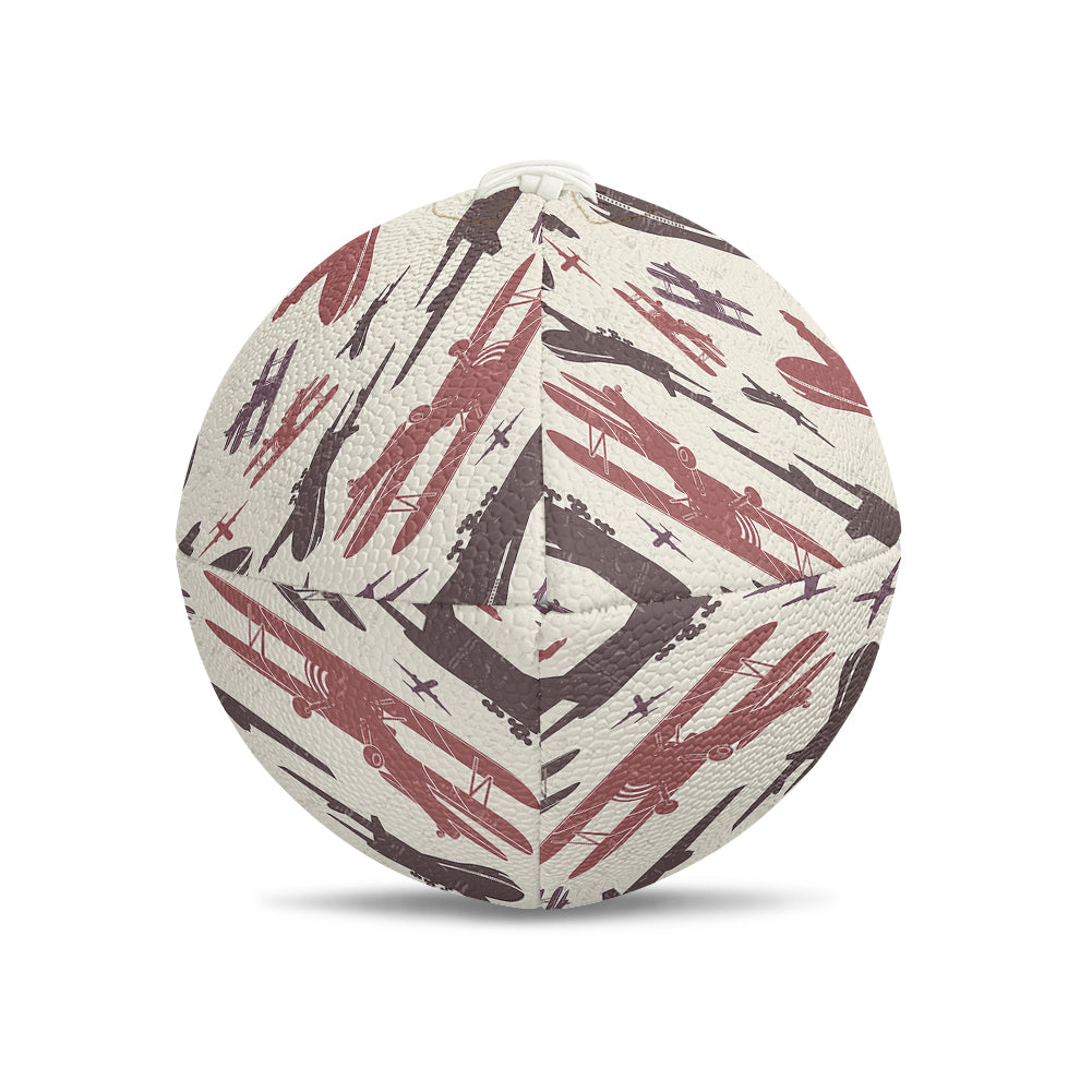 Vintage & Jumbo Airplanes Designed Rugby