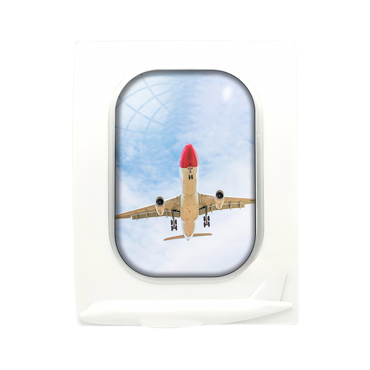 Beautiful Airbus A330 on Approach copy Designed Airplane Window Photo Frame