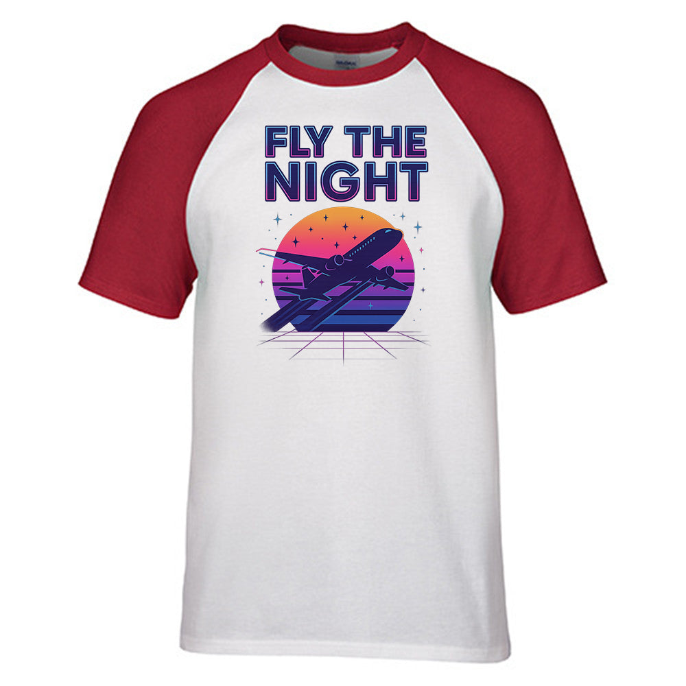 Fly The Night Designed Raglan T-Shirts