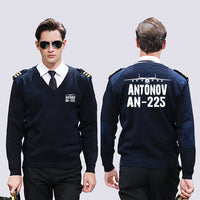 Thumbnail for Antonov AN-225 & Plane Designed Wool Pilot Sweaters