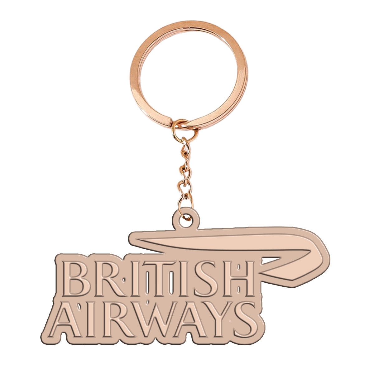 British Airways Airlines Designed Hollow Key Chains