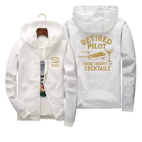 Thumbnail for Retired Pilot & Coctails Designed Thin Windbreaker Jackets