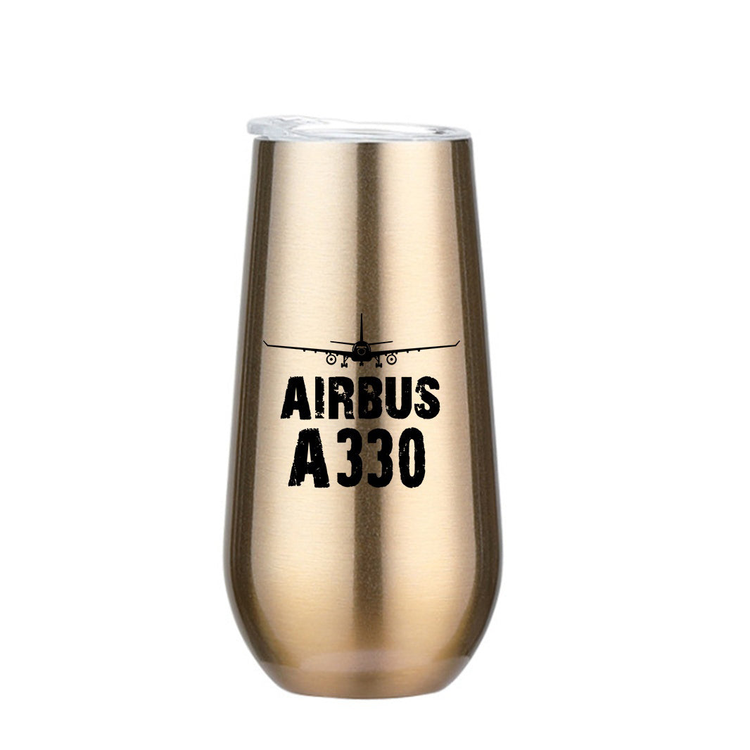 Airbus A330 & Plane Designed 6oz Egg Cups