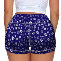 Thumbnail for Airplane Notification Theme Designed Women Yoga Shorts Pants