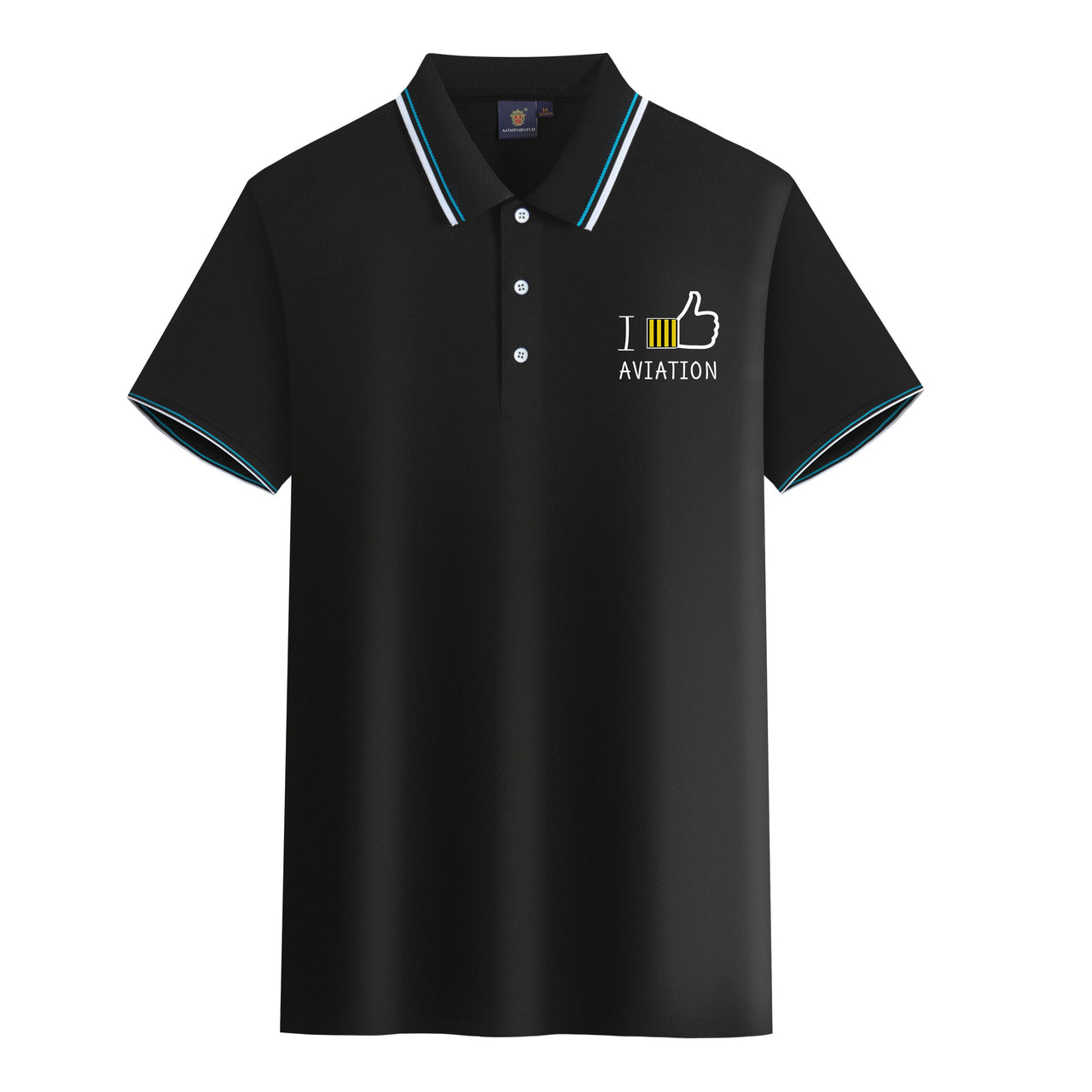 I Like Aviation Designed Stylish Polo T-Shirts