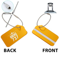 Thumbnail for Boeing 737 & Plane Designed Fashion Metal Luggage Tags