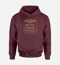 Thumbnail for Pilot's Golden Rules Designed Hoodies