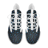 Thumbnail for Many Airplanes Black Designed Fashion Running Shoes