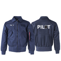 Thumbnail for Pilot & Jet Engine Designed Embroidered Patch Attachable Jackets
