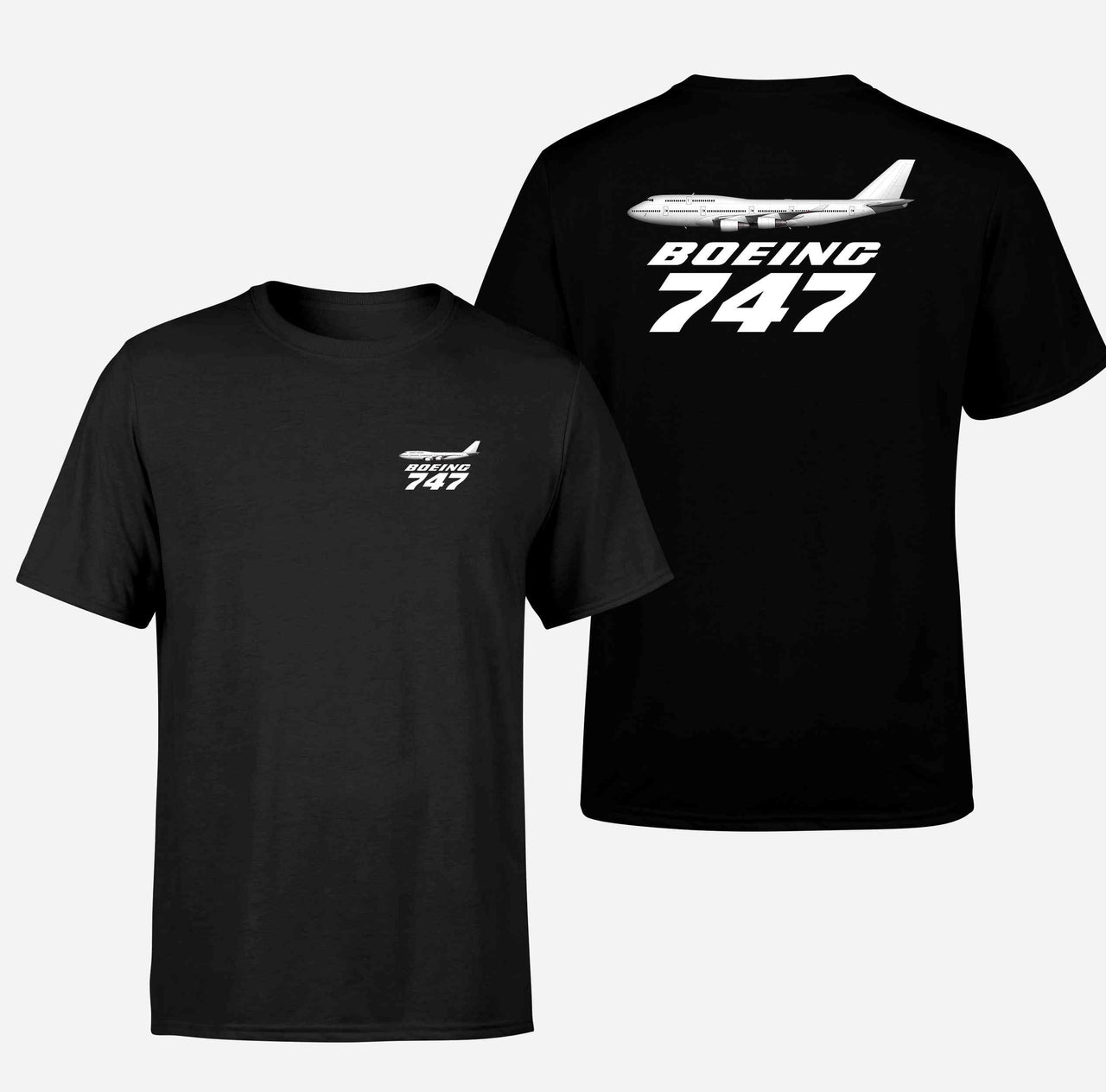 The Boeing 747 Designed Double-Side T-Shirts