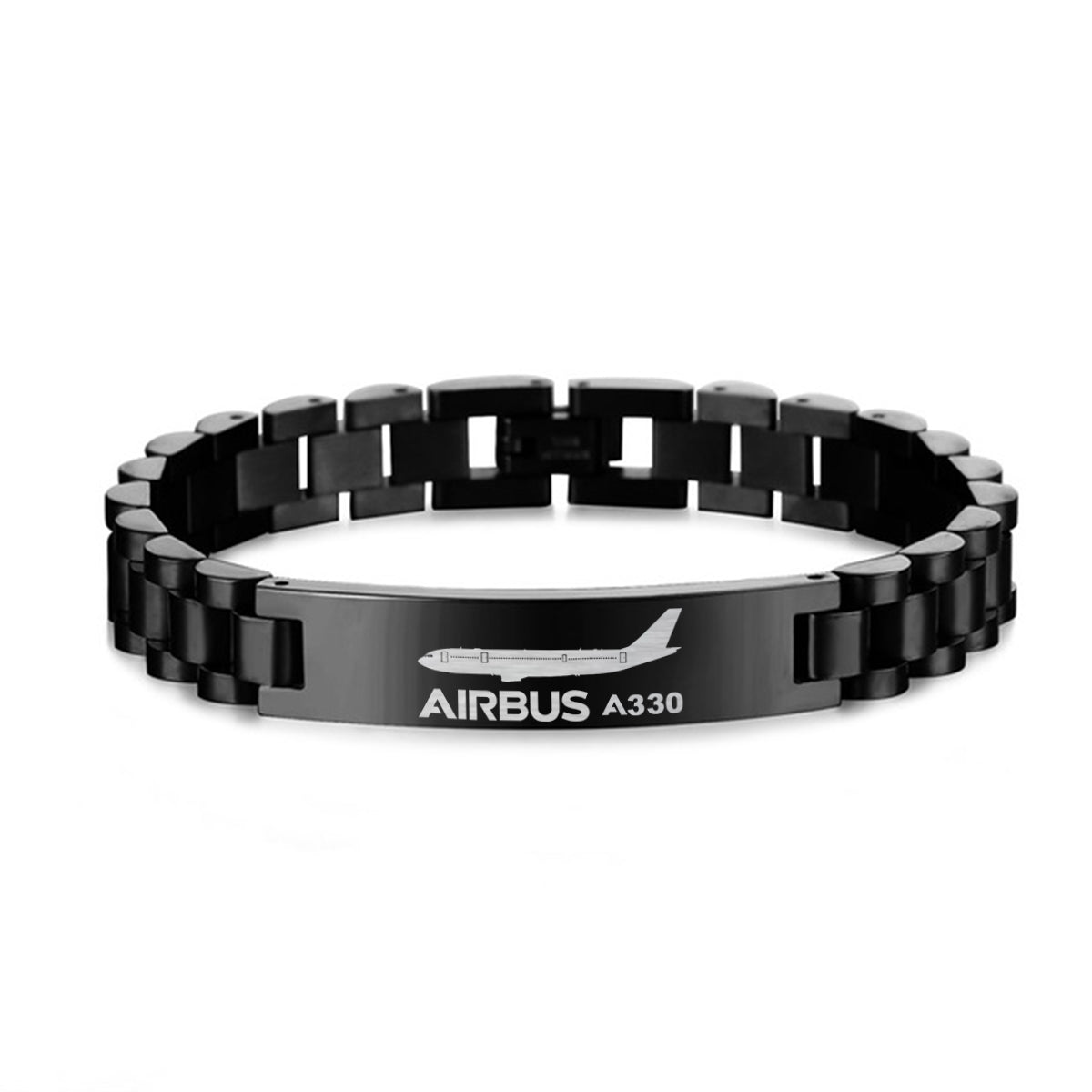 The Airbus A330 Designed Stainless Steel Chain Bracelets