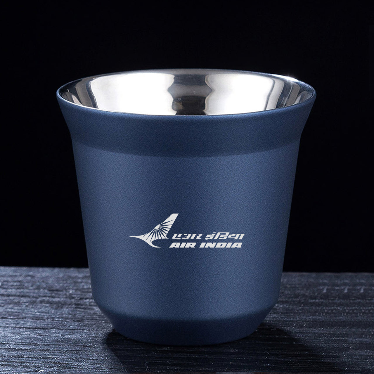 Air India Airlines Designed Double Wall Stainless Steel Coffee Mugs