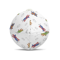 Thumbnail for Colorful Cartoon Planes Designed Rugby