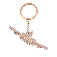 Thumbnail for Boeing 747 Silhouette Designed Hollow Key Chains