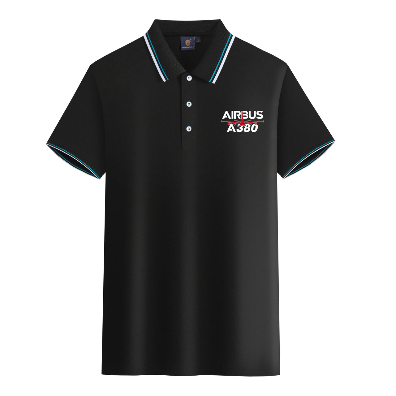 Amazing Airbus A380 Designed Stylish Polo T-Shirts